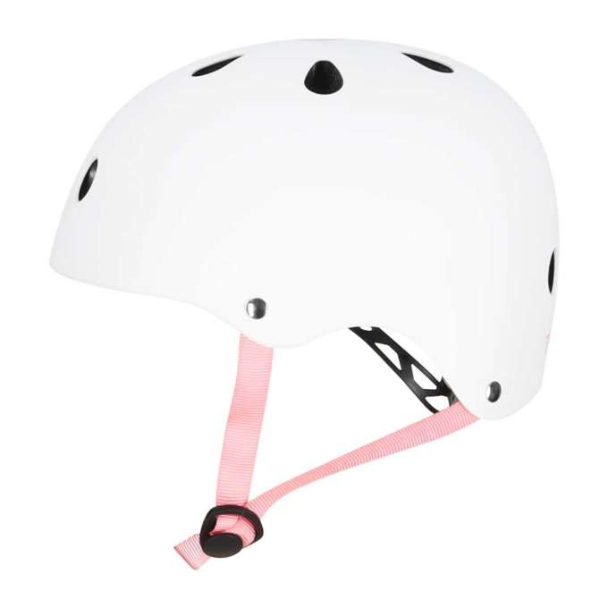 Trike Fix children's bike helmet adjustable LED S 48-54cm white