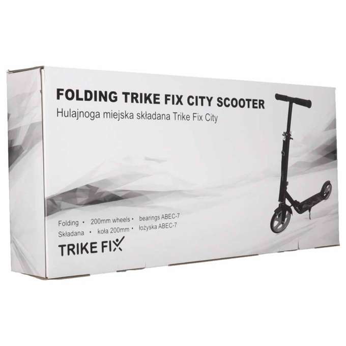 Trike Fix city scooter foldable 200mm wheels grey
