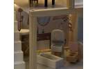 Wooden dolls' house furniture 80cm pink LED 3