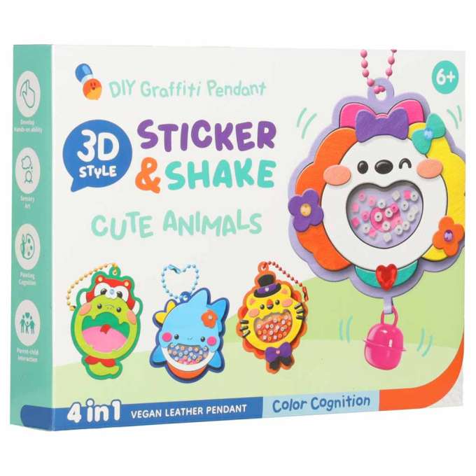 3D Keychain Making Kit 4 Animal Charms