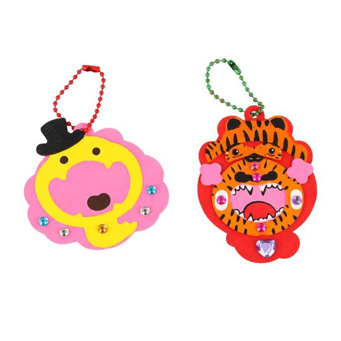 3D Keychain Making Kit 4 Animal Charms