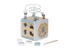 5-in-1 Wooden Educational Manipulative Motor Skills Cube Blue 1