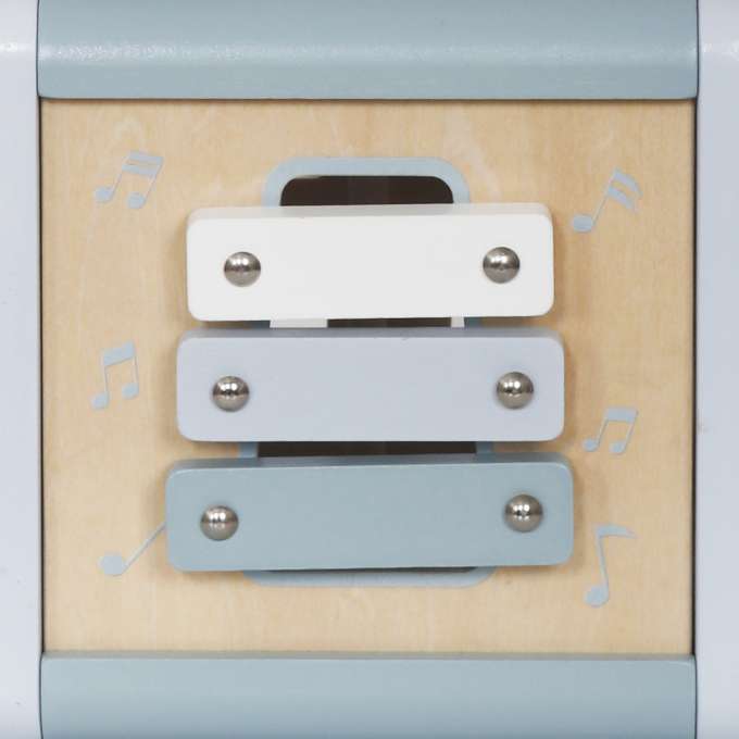 5-in-1 Wooden Educational Manipulative Motor Skills Cube Blue