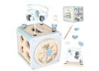 5-in-1 Wooden Educational Manipulative Motor Skills Cube Blue 1