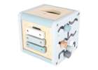 5-in-1 Wooden Educational Manipulative Motor Skills Cube Blue 2