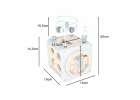 5-in-1 Wooden Educational Manipulative Motor Skills Cube Blue 10