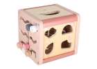 5-in-1 Wooden Educational Manipulative Motor Skills Cube pink 3