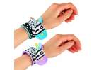 Baby Rattle Socks and Headbands 4-Piece Set Green and Purple 2