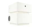 Bedside cabinet hanging with drawers LED lighting a USB charging port and a Bluetooth speaker ecru 2