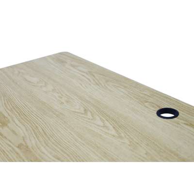 Biurko elektryczne regulowane pamięć panel sterowania 120x60cm drewno