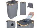 Bottle return bin with a removable bag for waste sorting and recycling 1