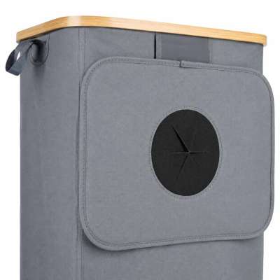 Bottle return bin with a removable bag for waste sorting and recycling