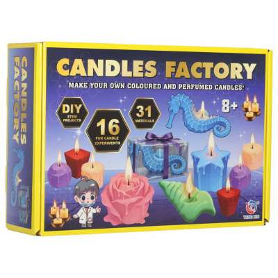 Candle-making kit candles accessories molds dyes and fragrance oils