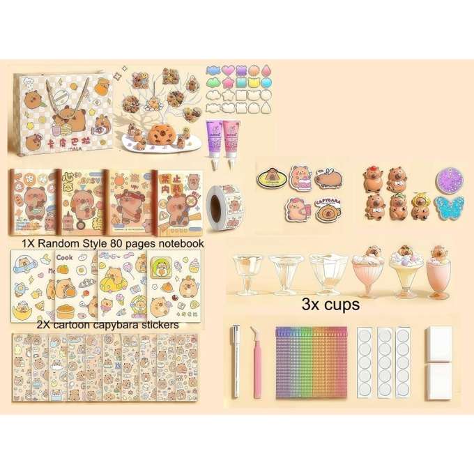 Capybara Ornament Craft Kit 560 pieces