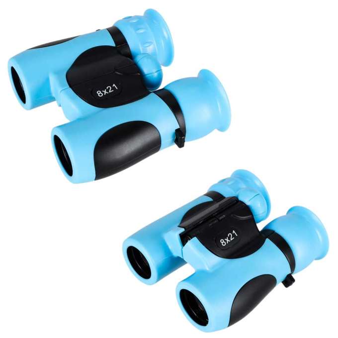 Children's Binoculars for Bird Watching 8x21mm HD Blue Case
