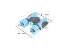Children's Binoculars for Bird Watching 8x21mm HD Blue Case 10