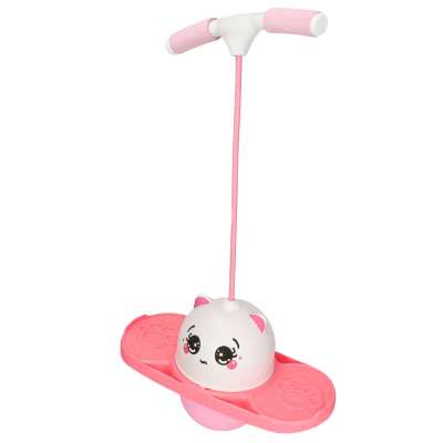 Children's Pogo Balance Jumper White and Pink