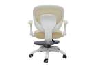 Children's desk chair adjustable swivel chair with footrest beige 4