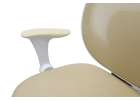 Children's desk chair adjustable swivel chair with footrest beige 6