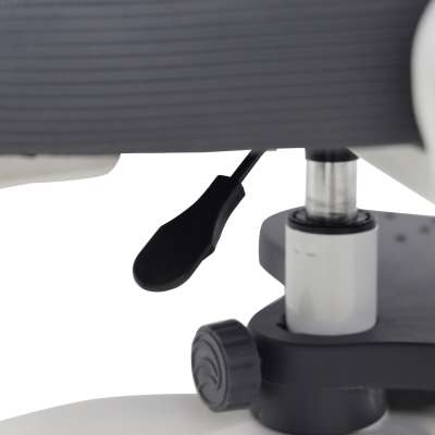 Children's desk chair adjustable swivel chair with footrest grey