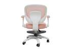 Children's desk chair adjustable swivel chair with footrest pink 4