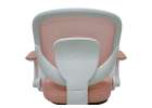 Children's desk chair adjustable swivel chair with footrest pink 5