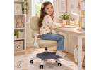 Children's desk chair ergonomic swivel adjustable beige 8