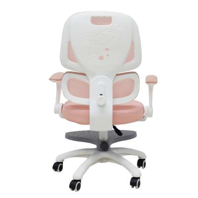 Children's desk chair ergonomic swivel adjustable pink