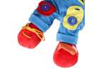 Doll plush cuddle toy educational dressing-learning boy 9