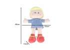 Doll plush cuddle toy educational dressing-learning boy 14