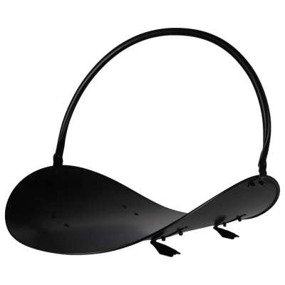 Firewood rack metal basket with handle for the fireplace