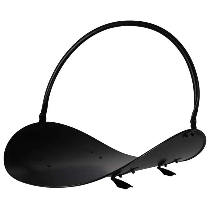 Firewood rack metal basket with handle for the fireplace