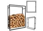 Firewood rack metal shelf for the fireplace 1