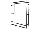 Firewood rack metal shelf for the fireplace 3