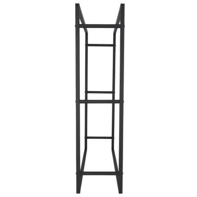 Firewood rack metal shelf for the fireplace