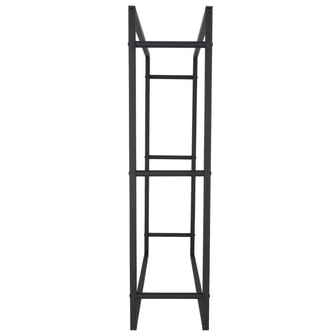 Firewood rack metal shelf for the fireplace
