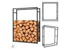 Firewood rack metal shelf for the fireplace 1