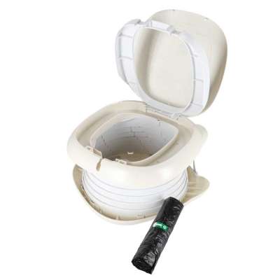 Foldable Travel Potty for Kids White