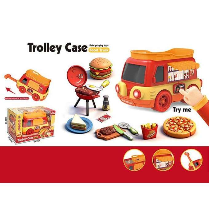Food truck kuchnia grill burgery światła dźwięk