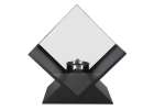 Freestanding smokeless tabletop bioethanol fireplace diamond design 4