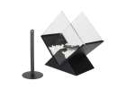 Freestanding smokeless tabletop bioethanol fireplace diamond design 7