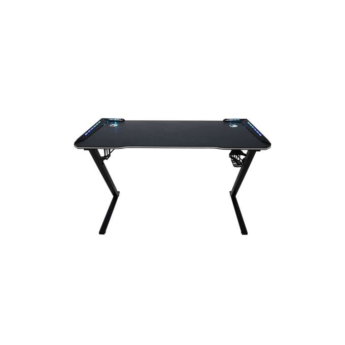 Gaming Desk with RGB LED Lighting and Computer Mounts for Gamers 120x60cm