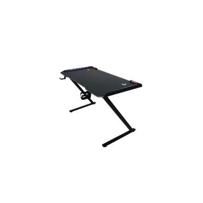 Gaming Desk with RGB LED Lighting and Computer Mounts for Gamers 120x60cm
