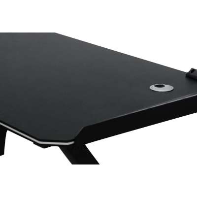 Gaming Desk with RGB LED Lighting and Computer Mounts for Gamers 120x60cm