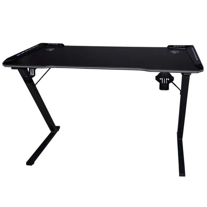 Gaming Desk with RGB LED Lighting and Computer Mounts for Gamers 120x60cm