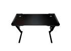 Gaming Desk with RGB LED Lighting and Computer Mounts for Gamers 120x60cm 6