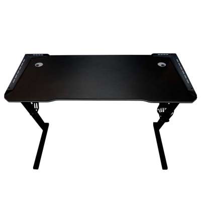 Gaming Desk with RGB LED Lighting and Computer Mounts for Gamers 120x60cm