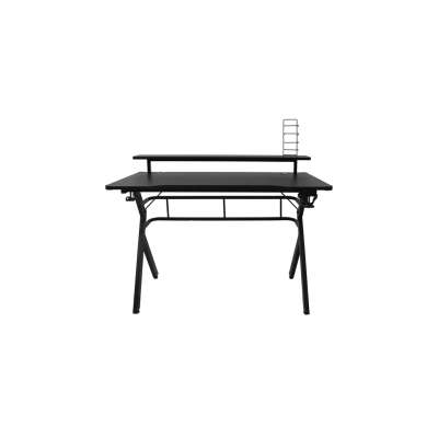 Gaming desk with RGB LED extension and computer mounts for gamers 120x60 cm