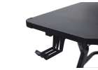 Gaming desk with RGB LED extension and computer mounts for gamers 120x60 cm 3