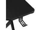 Gaming desk with RGB LED extension and computer mounts for gamers 120x60 cm 8